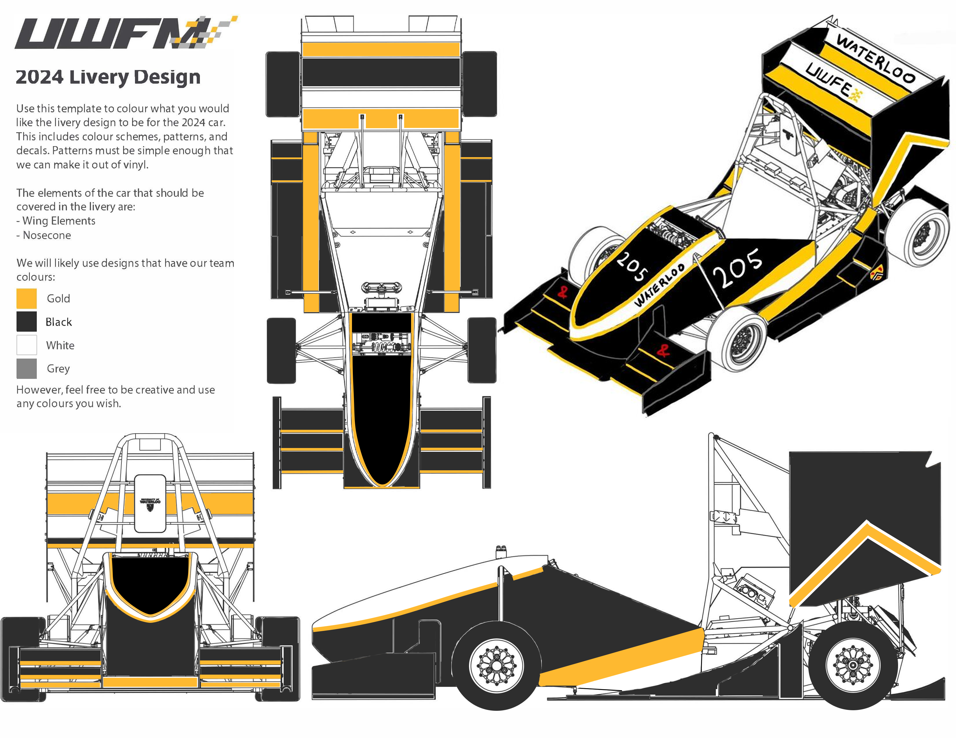 UWFE 2024 Livery Design